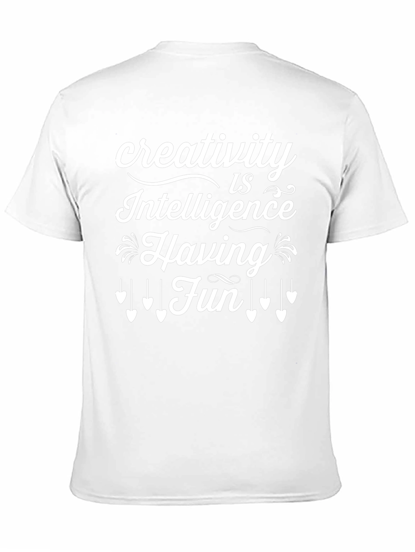 Creativity is Intelligence Having Fun Black T-Shirt