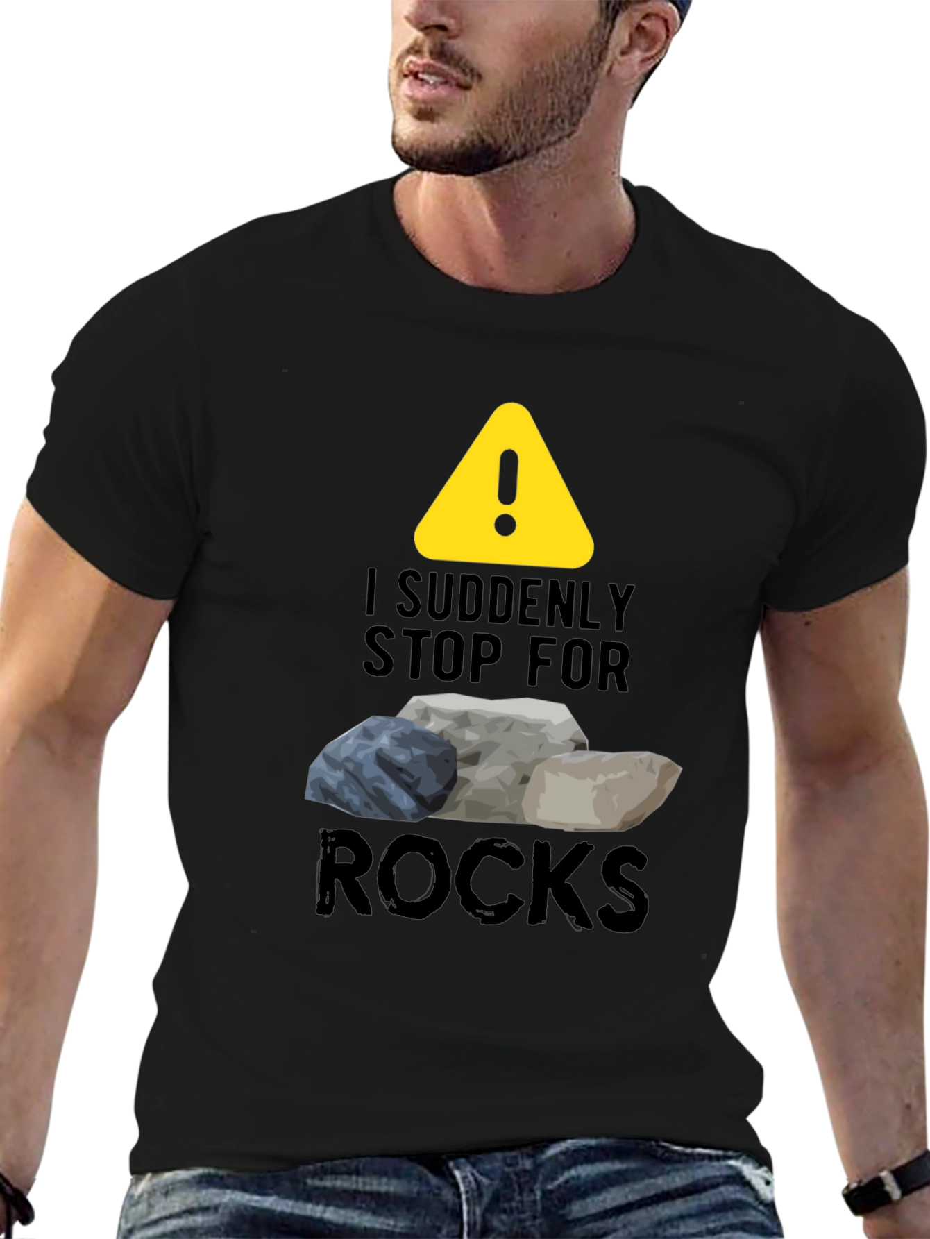 Funny Rock Collecting T-Shirt