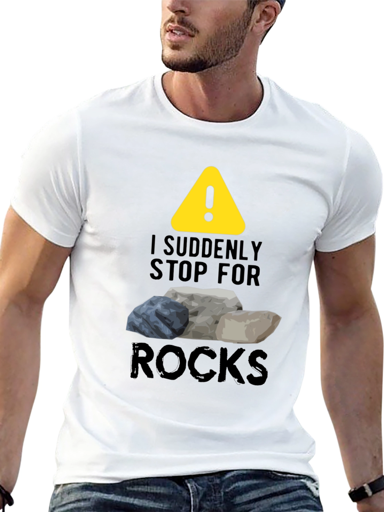 Funny Rock Collecting T-Shirt