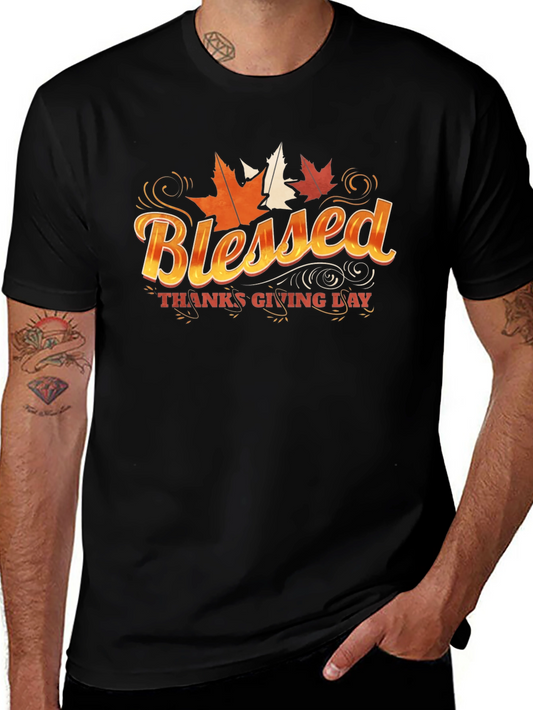 Blessed Thanksgiving Day Graphic T-Shirt