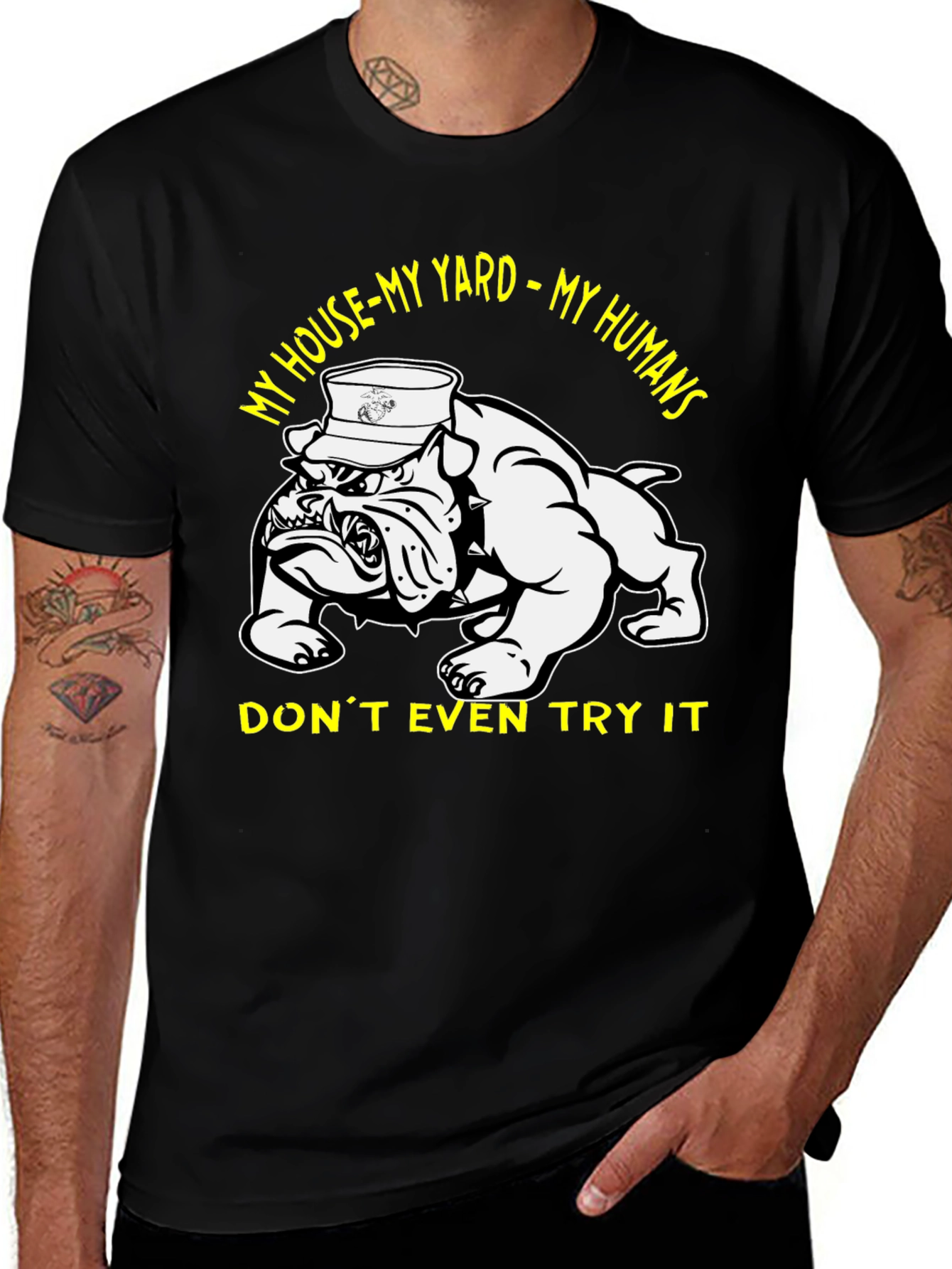 My House My Yard My Humans Dog Graphic Tee