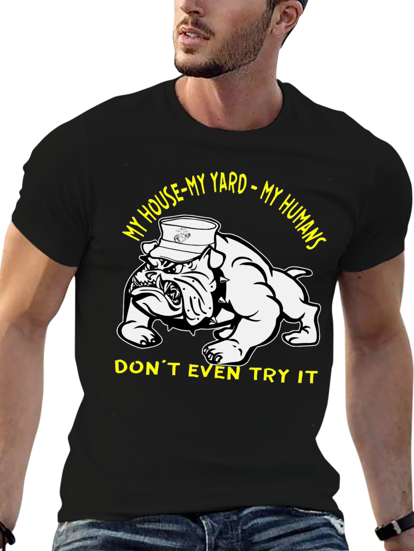 My House My Yard My Humans Dog Graphic Tee