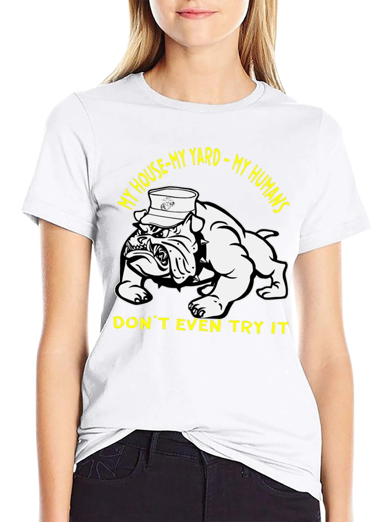 My House My Yard My Humans Dog Graphic Tee