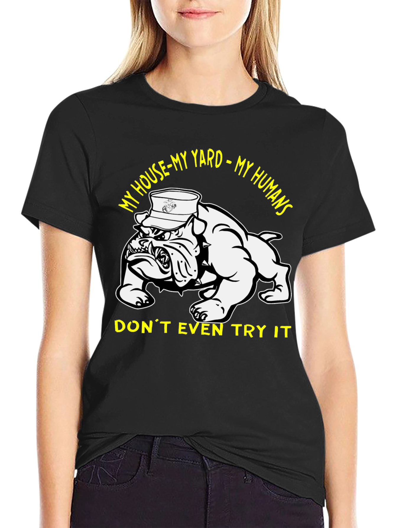 My House My Yard My Humans Dog Graphic Tee