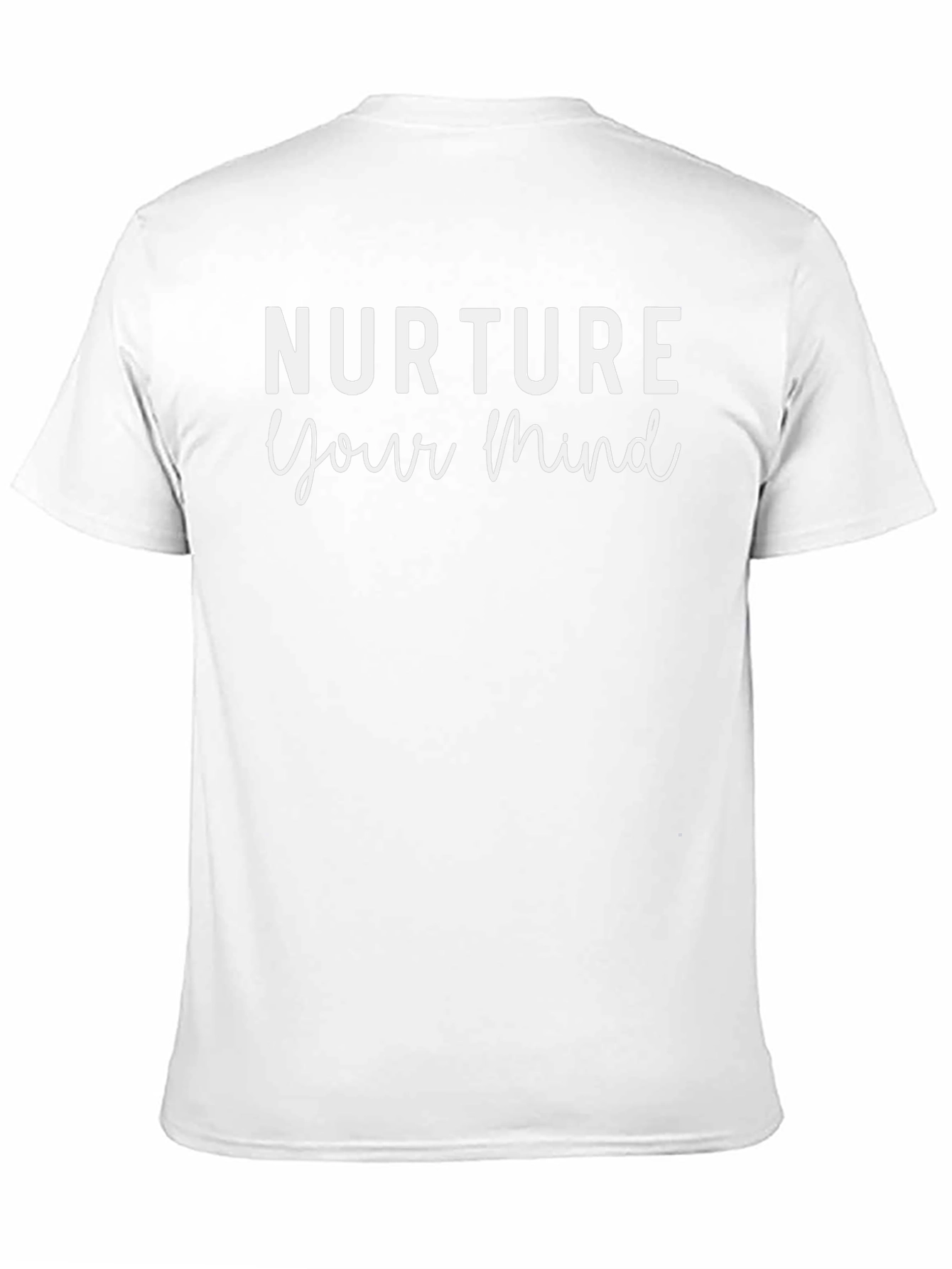 Nurture Your Mind Graphic Tee - Mens Black T-Shirt