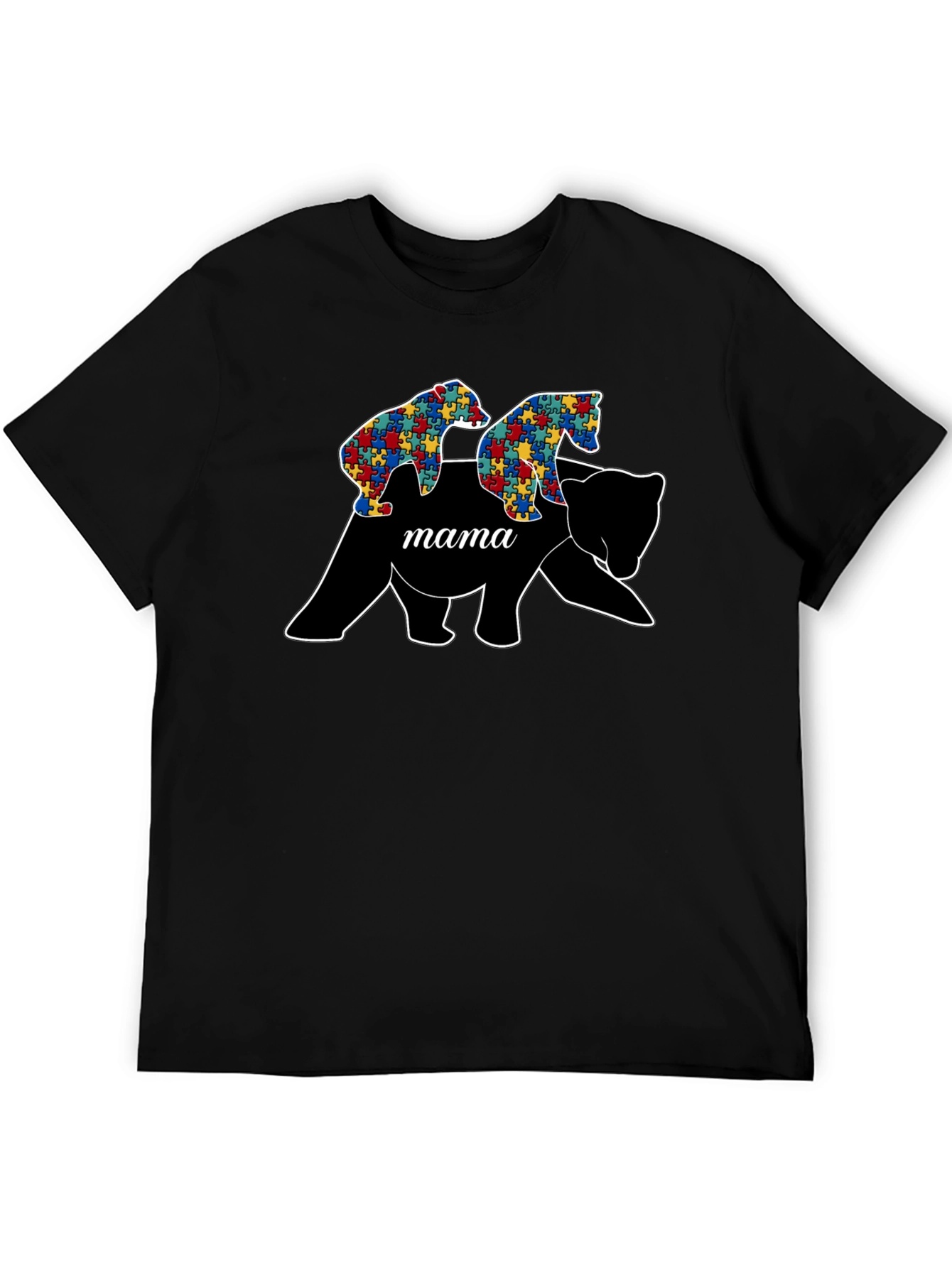 Mama Bear Autism Puzzle Piece Shirt