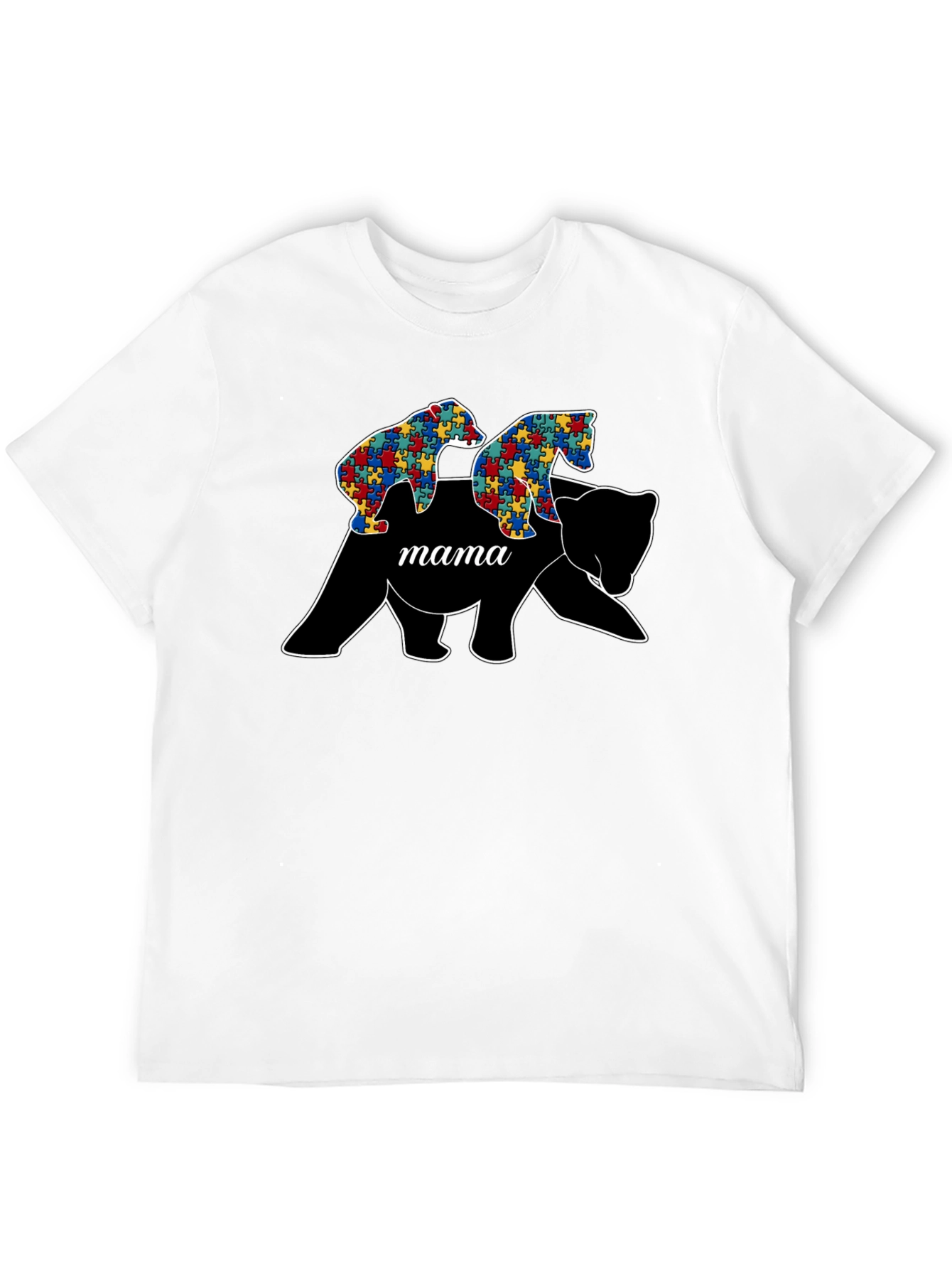 Mama Bear Autism Puzzle Piece Shirt
