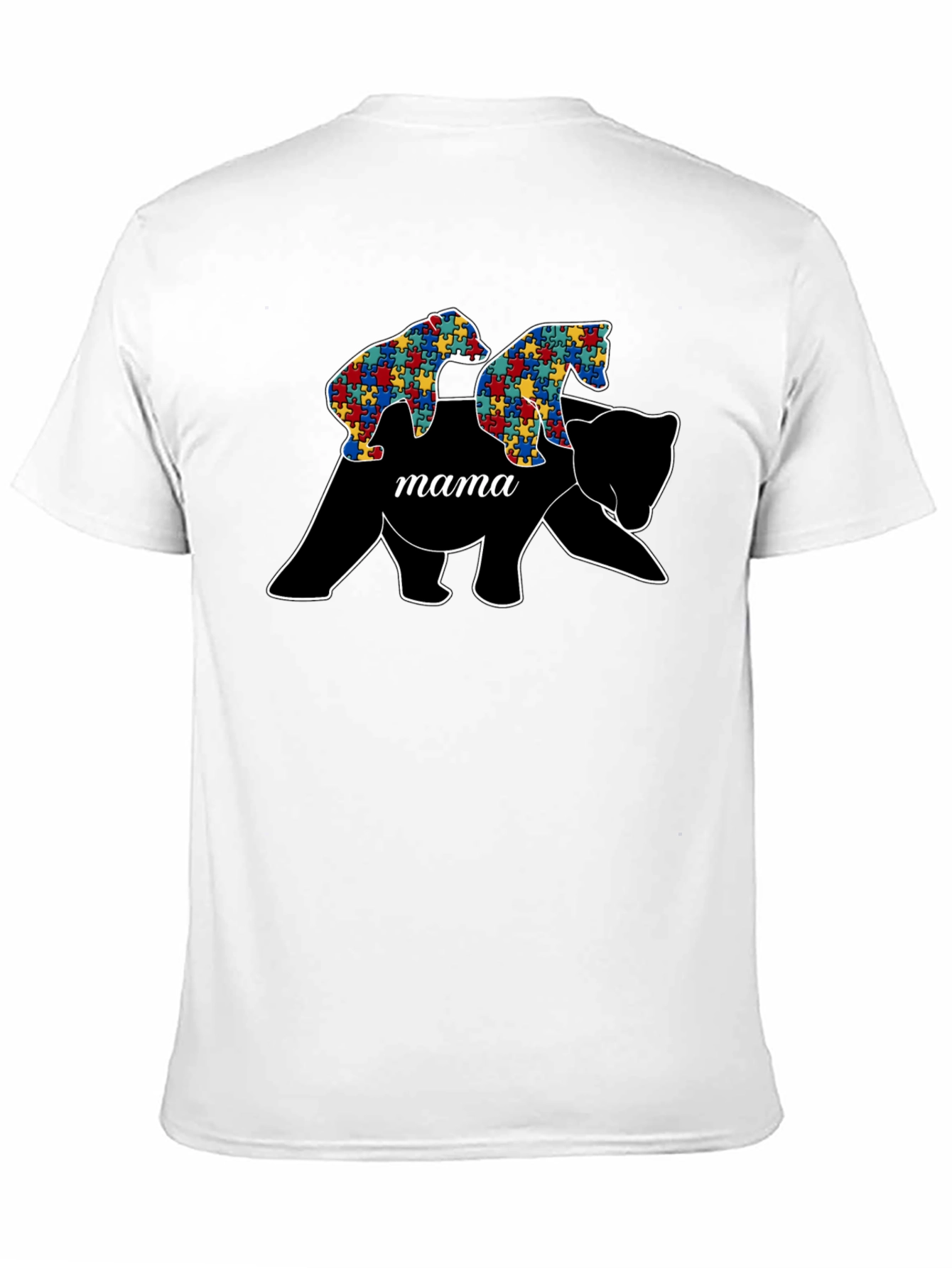 Mama Bear Autism Puzzle Piece Shirt