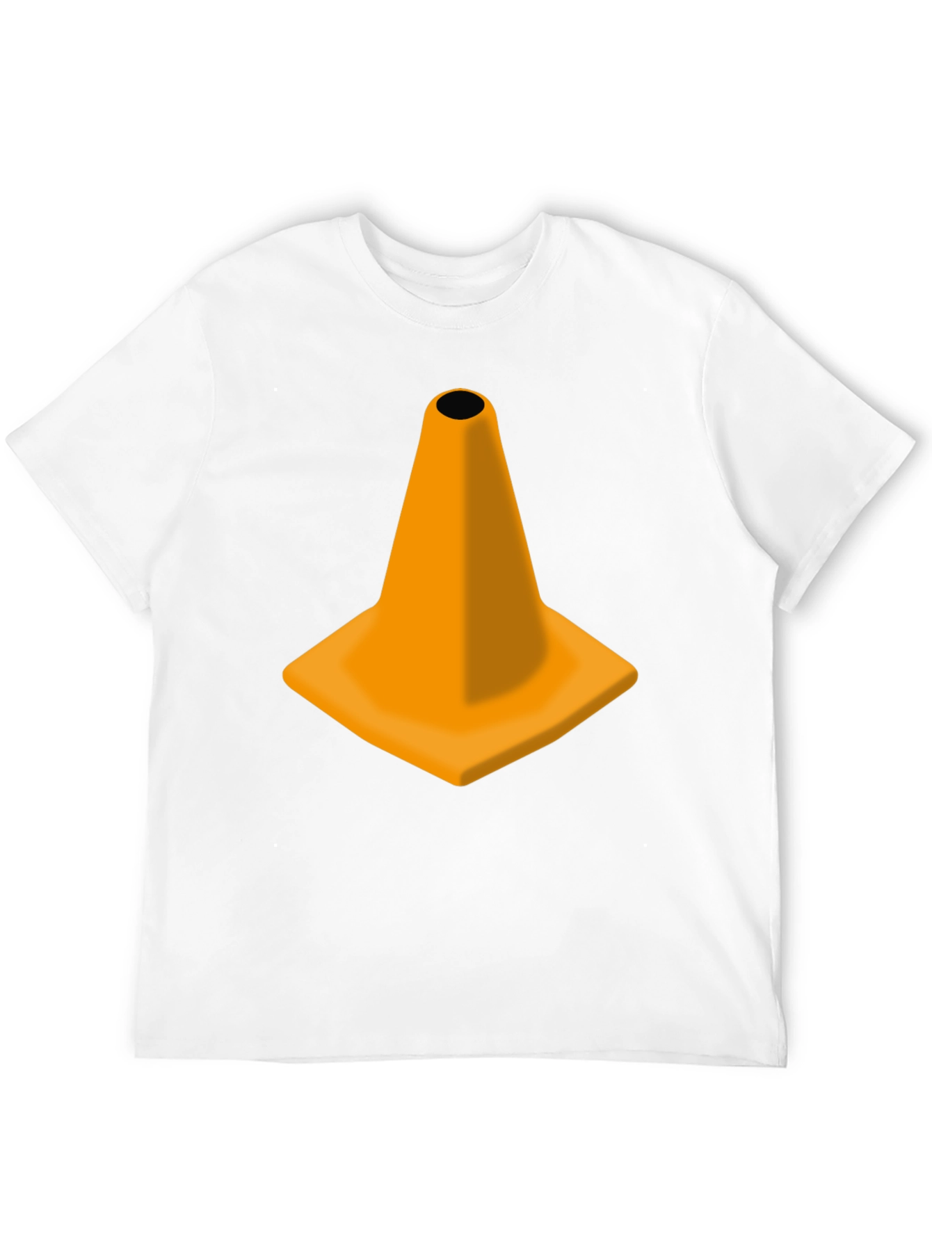 Traffic Cone Graphic Black Tee