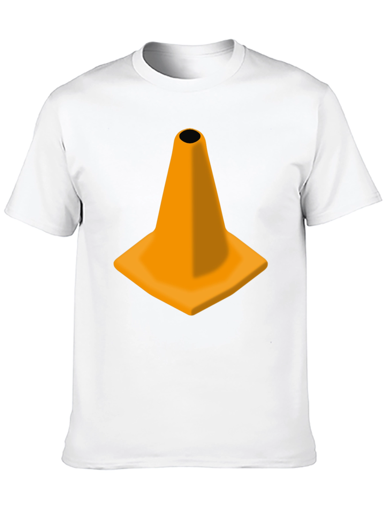 Traffic Cone Graphic Black Tee