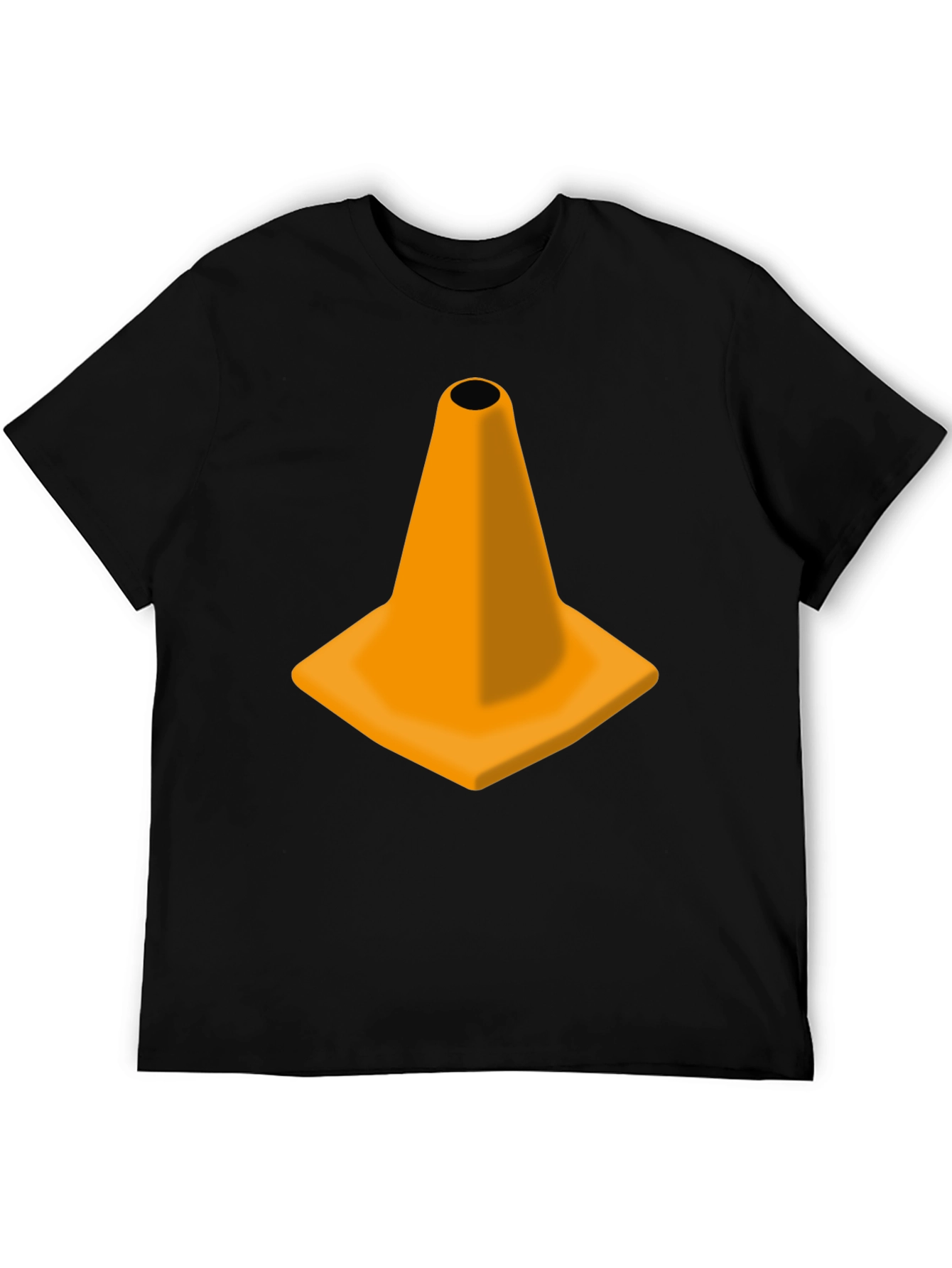 Traffic Cone Graphic Black Tee