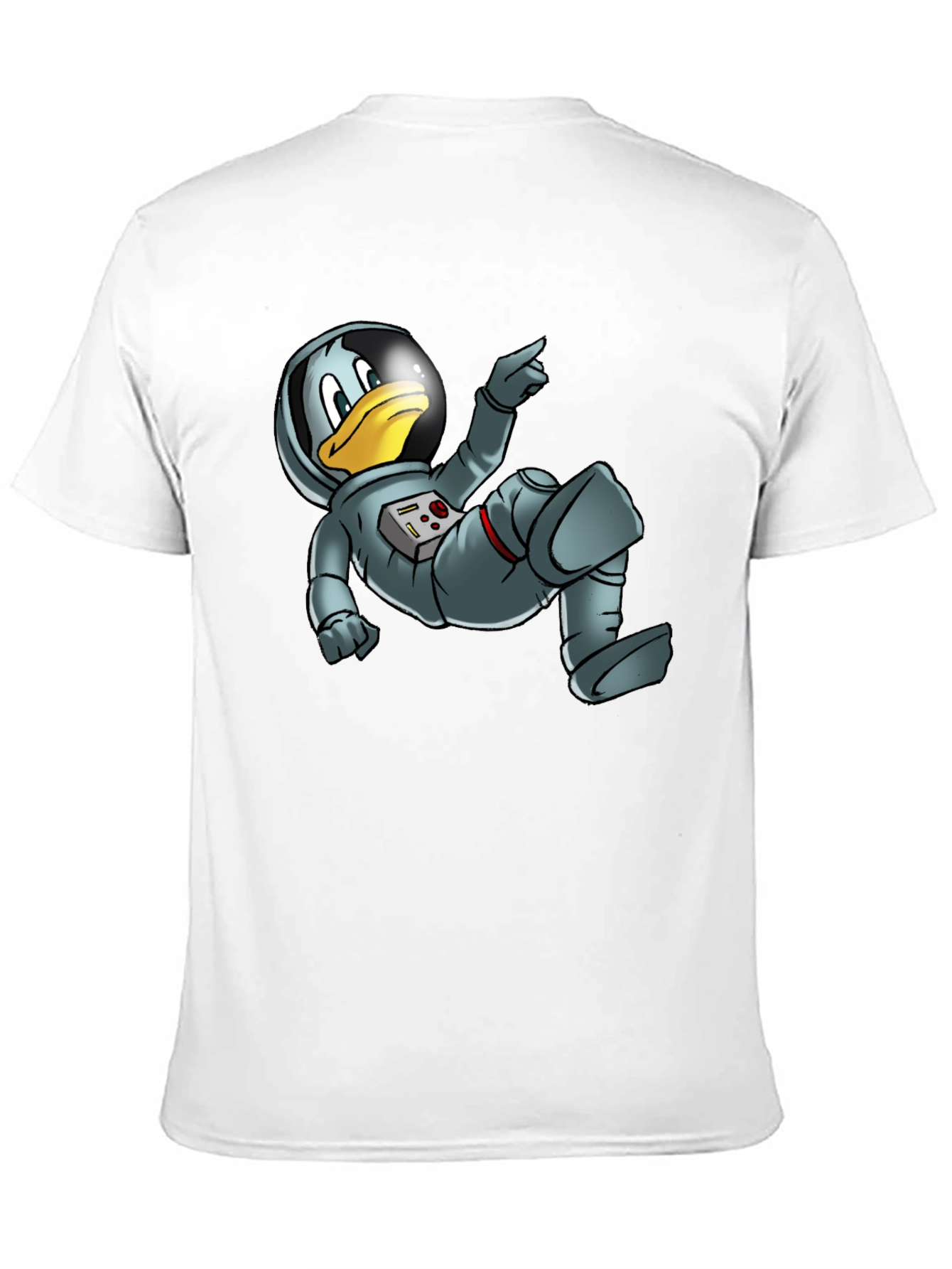 Astronaut Duck Graphic Tee - Black