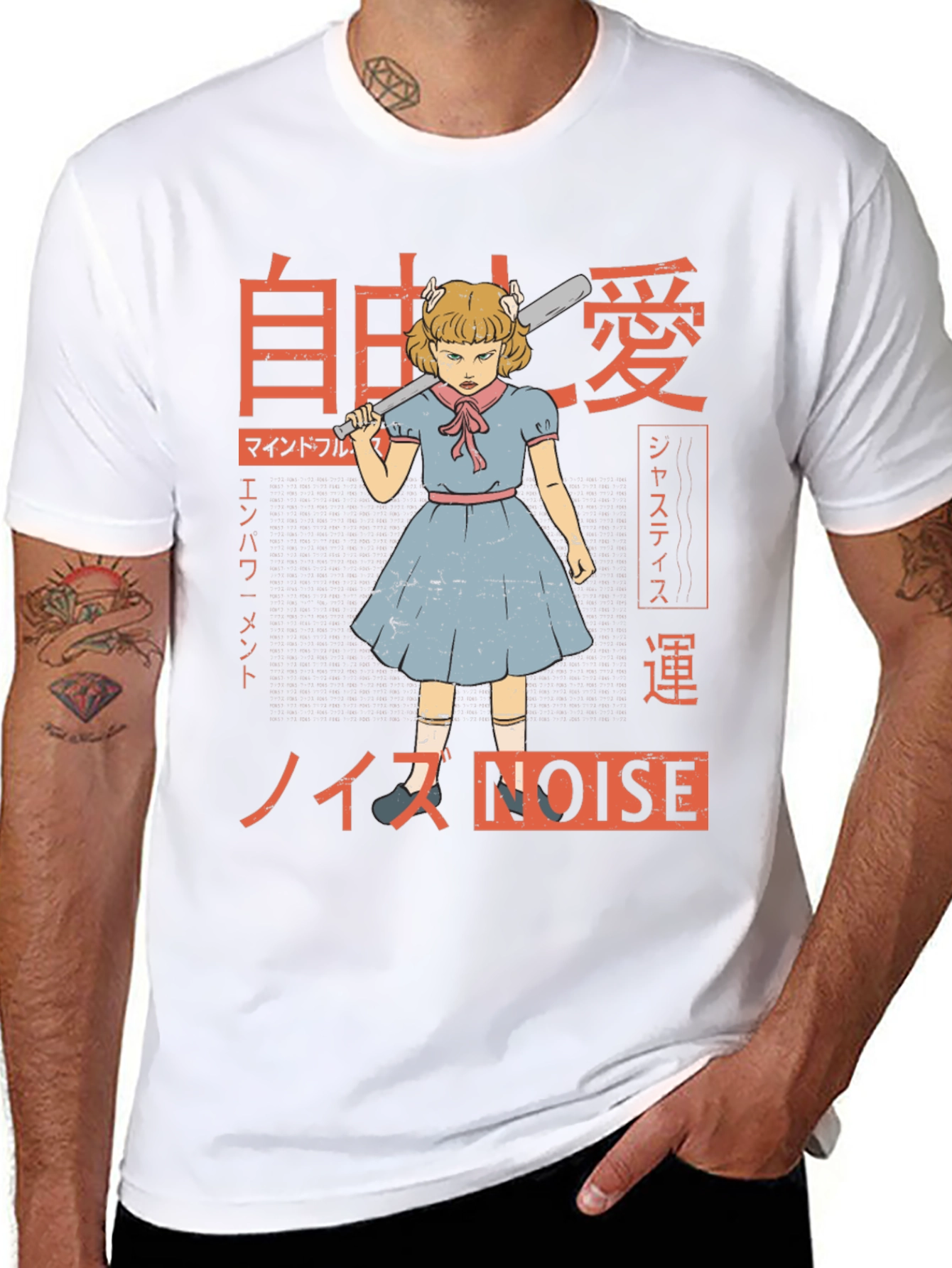 Japanese Anime Style Graphic Tee