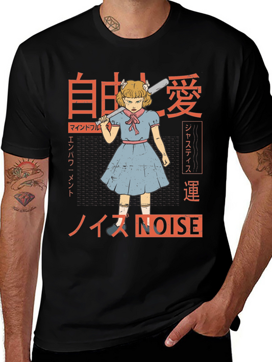 Japanese Anime Style Graphic Tee