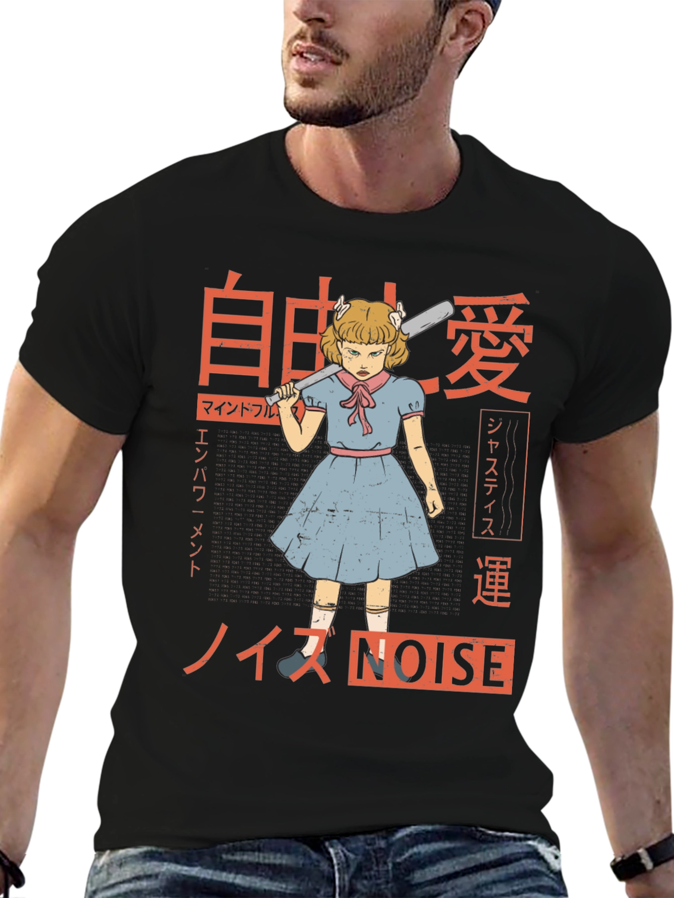 Japanese Anime Style Graphic Tee