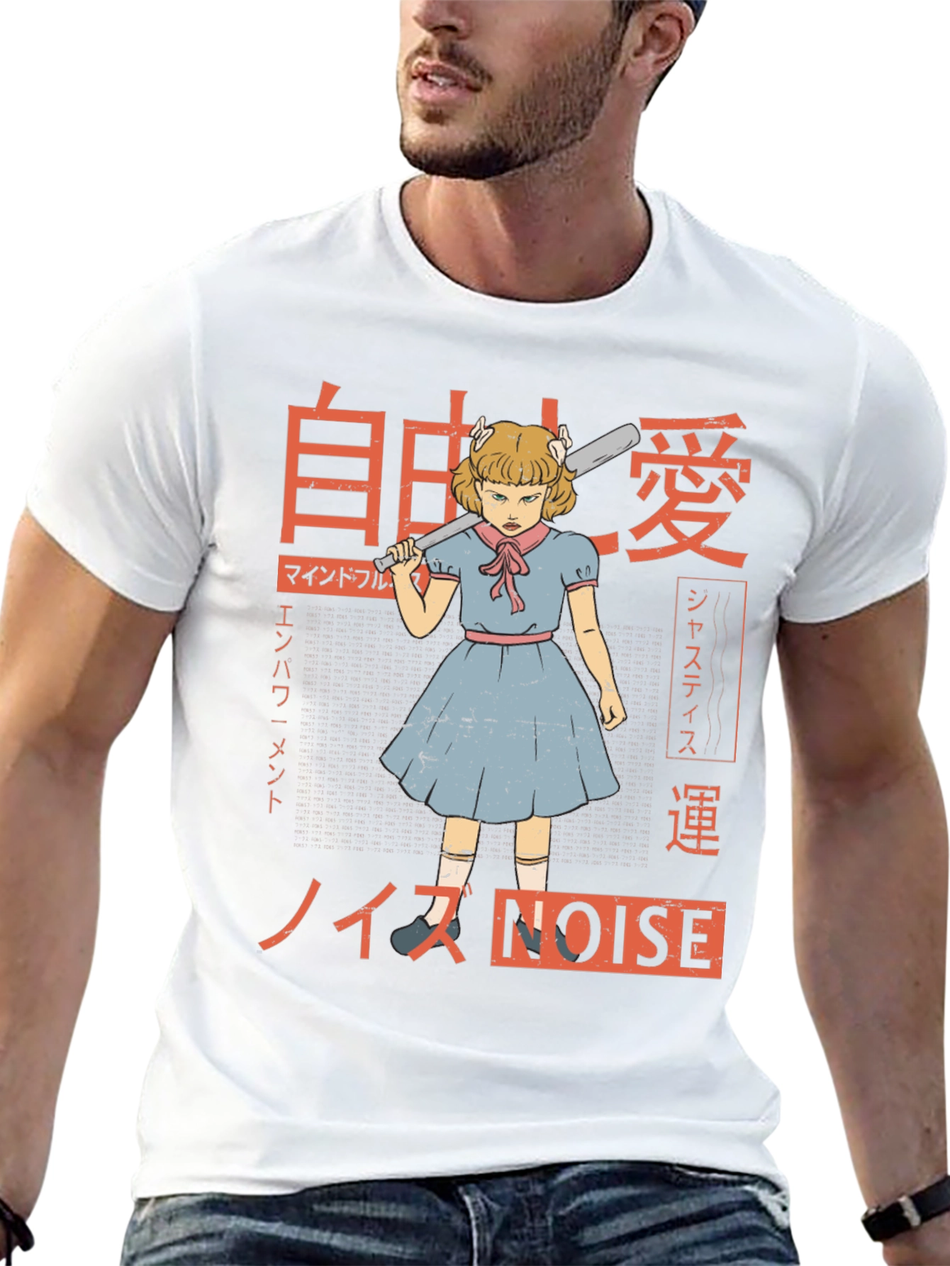 Japanese Anime Style Graphic Tee