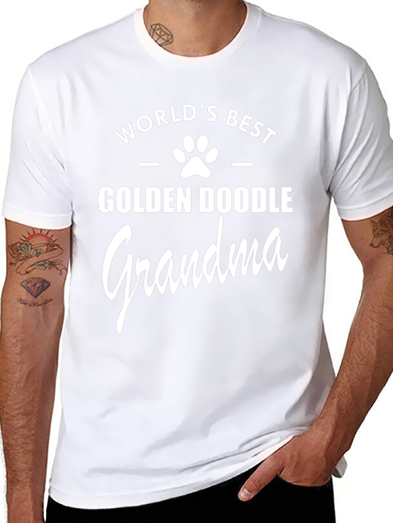 Worlds Best Golden Doodle Grandma T-Shirt