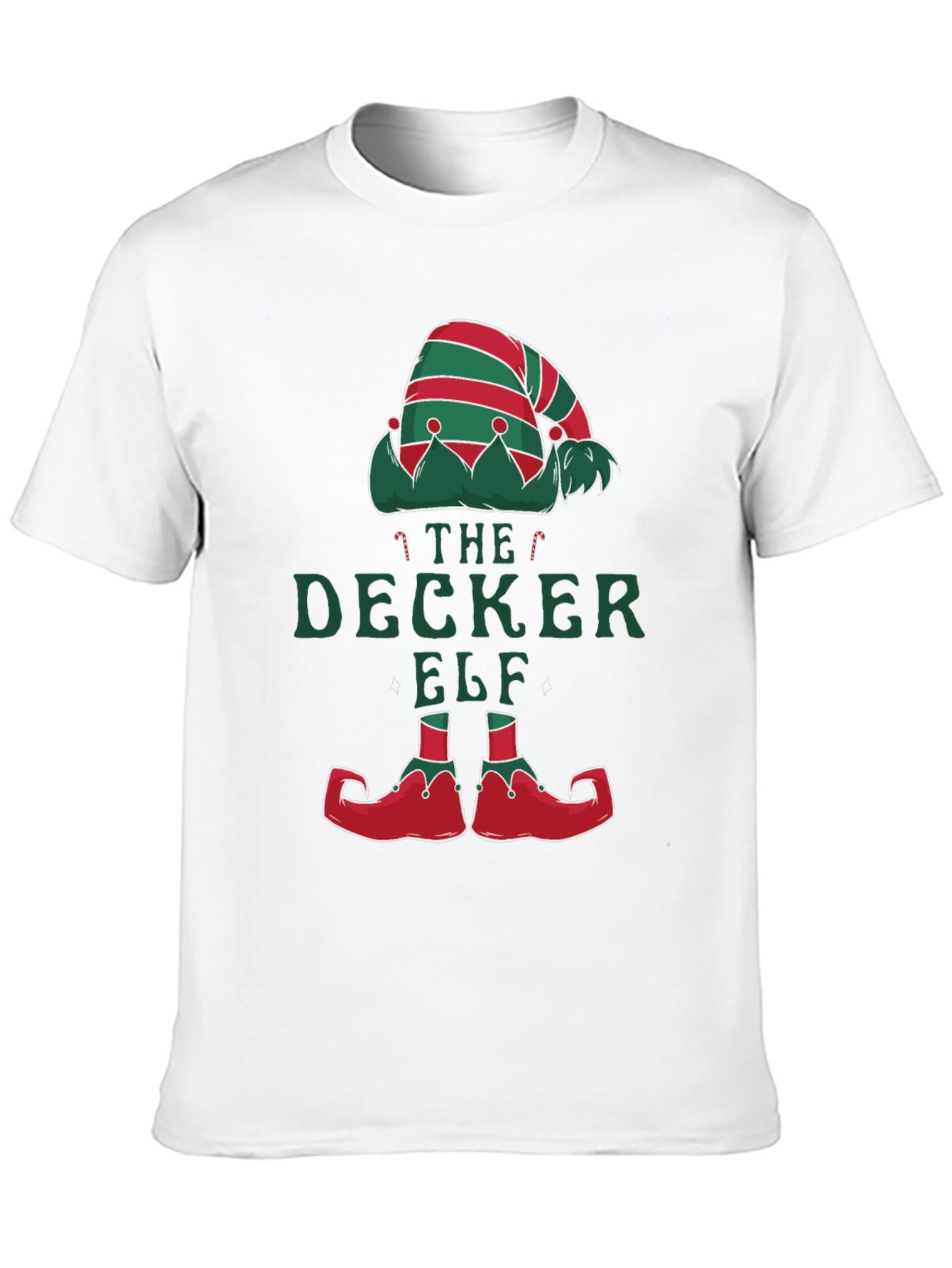 The Decker Elf Christmas T-Shirt Holiday