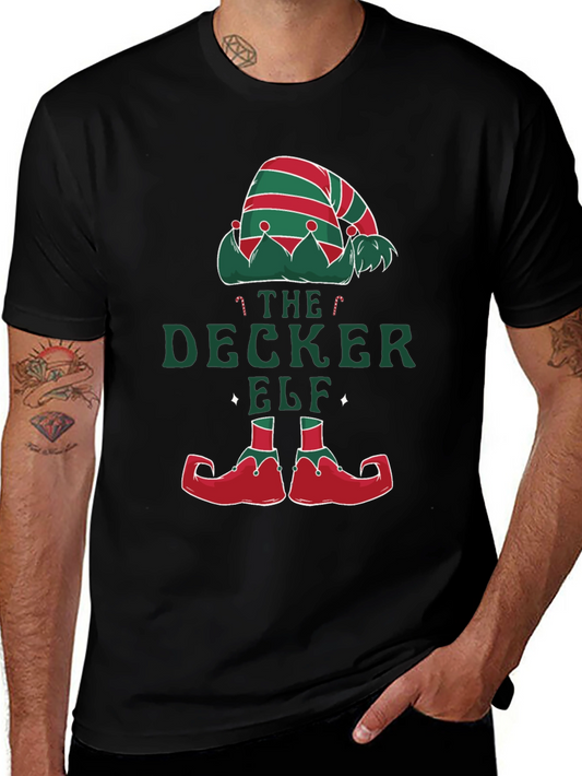 The Decker Elf Christmas T-Shirt Holiday