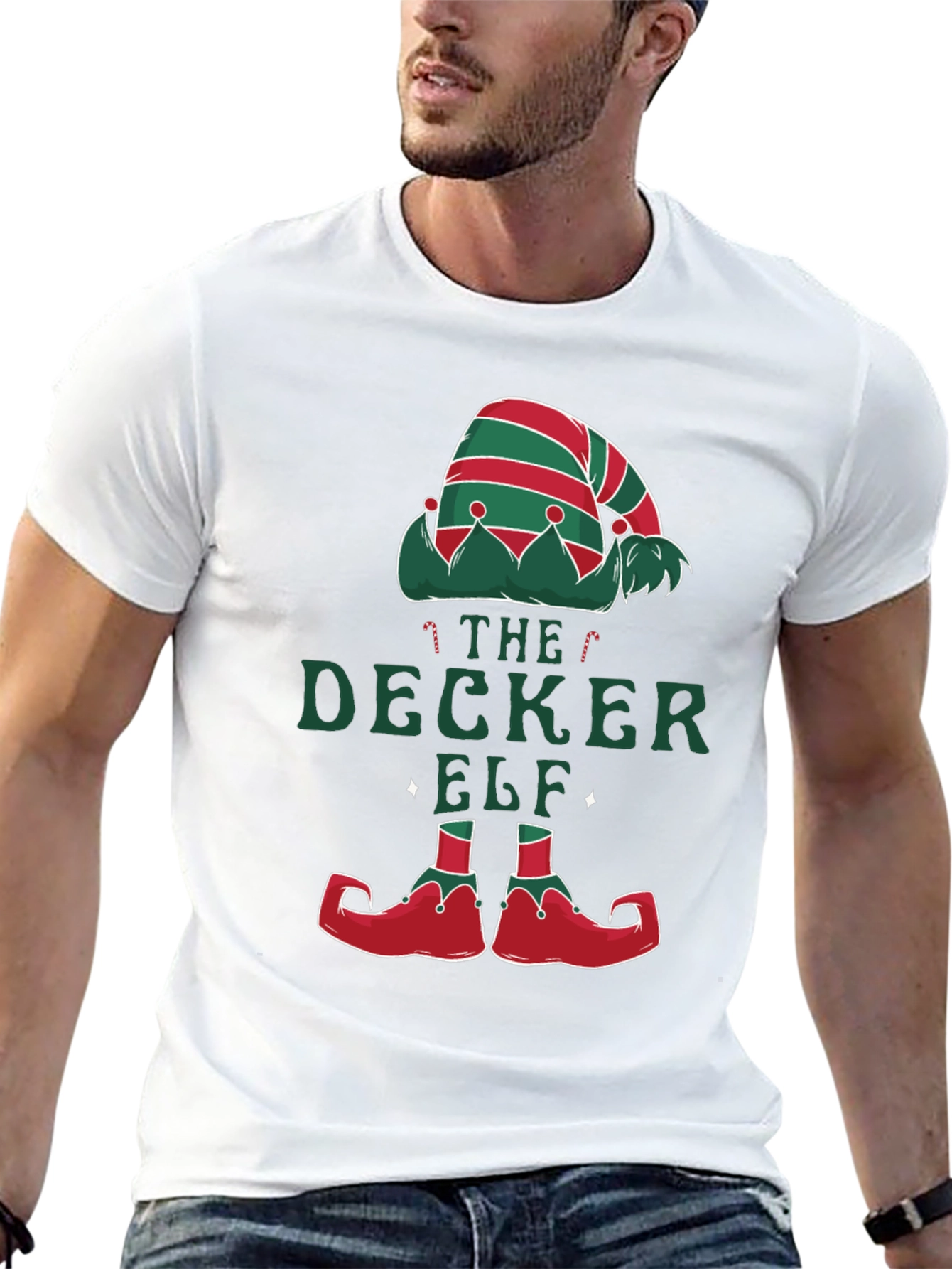 The Decker Elf Christmas T-Shirt Holiday