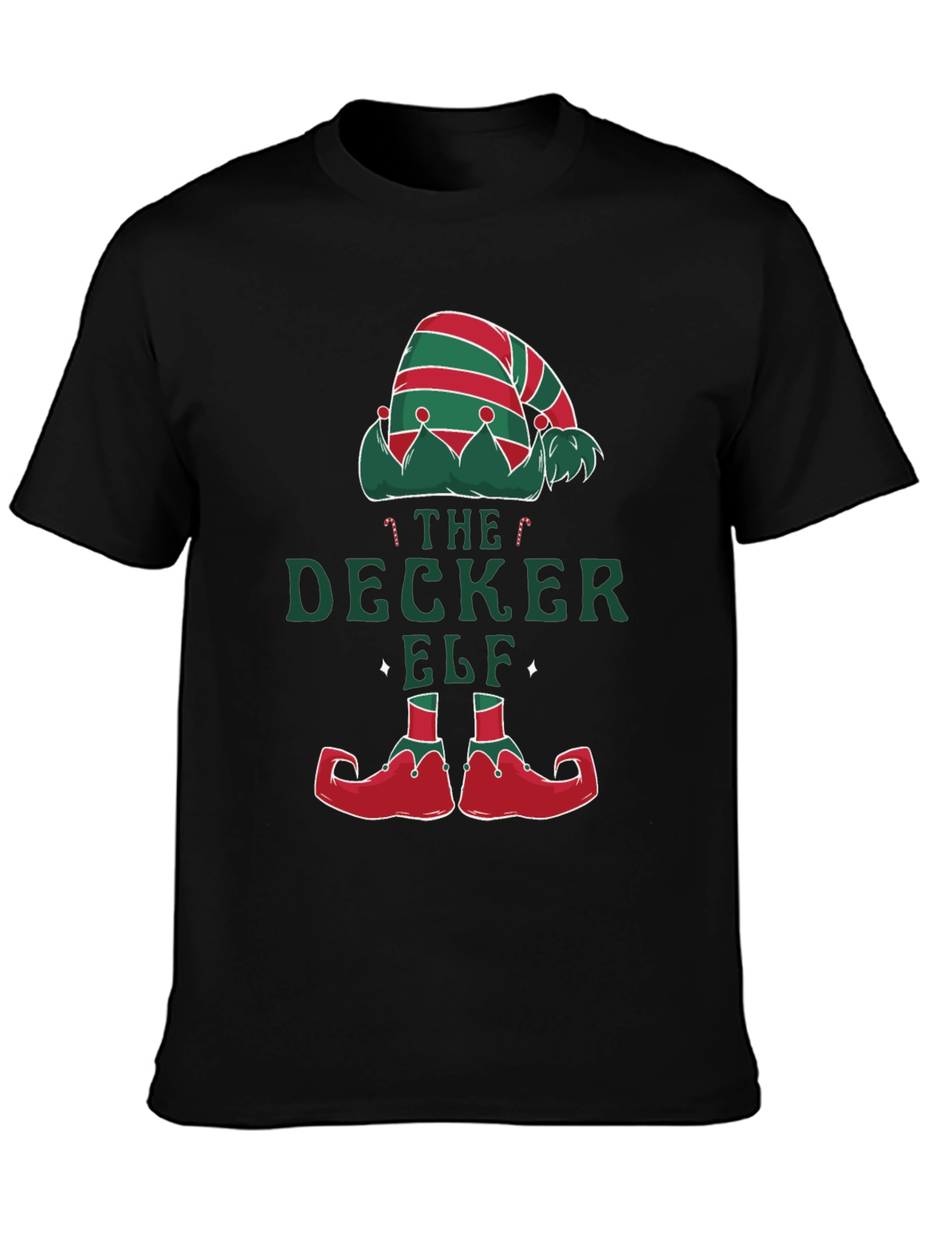 The Decker Elf Christmas T-Shirt Holiday