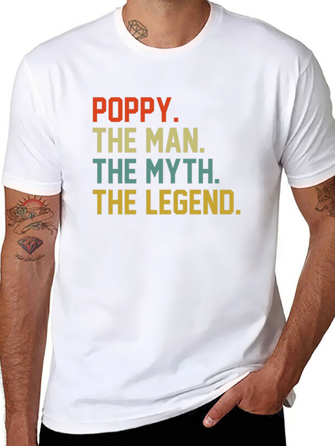 Poppy The Man T-Shirt - Legend Myth Gift