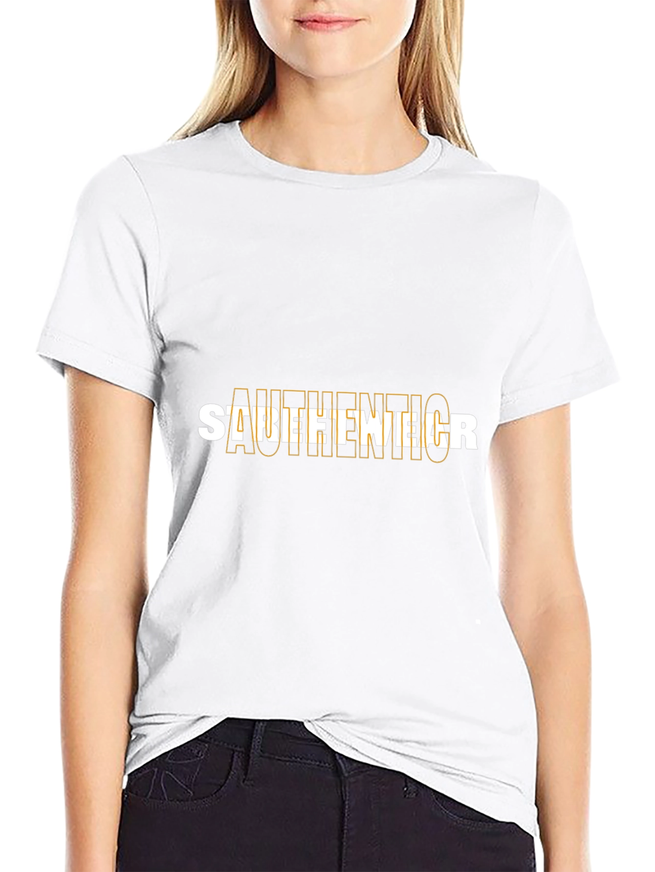 Authentic Streetwear Black Graphic T-Shirt