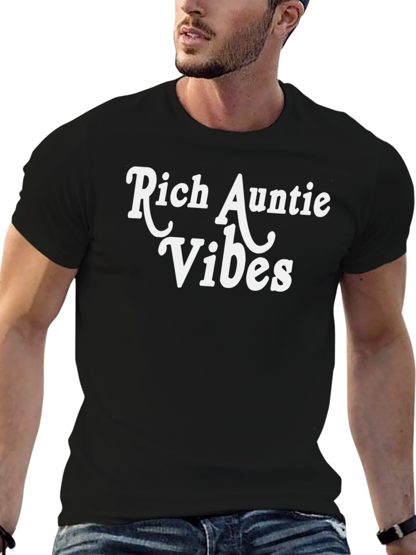 Rich Auntie Vibes Graphic Tee