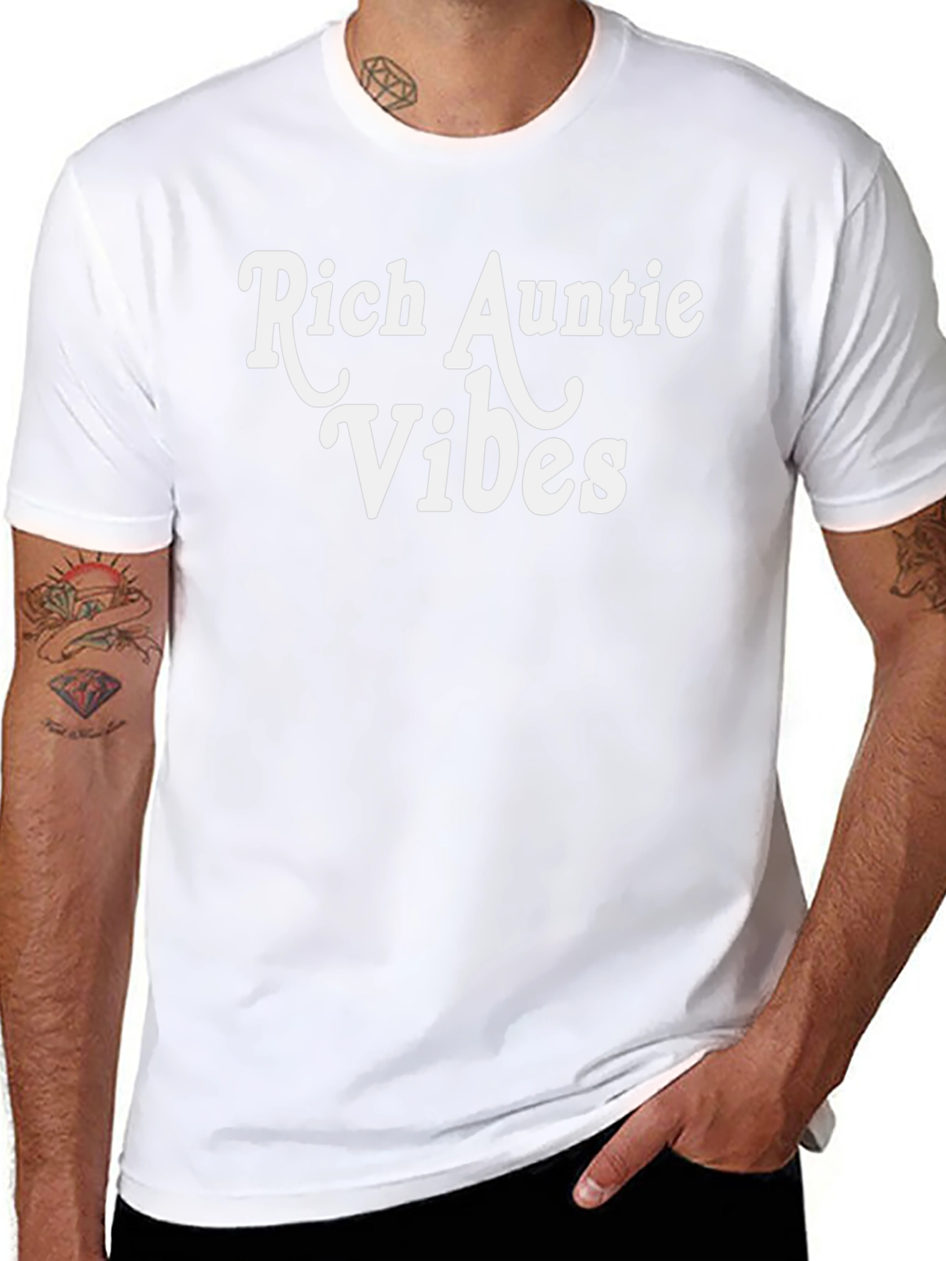 Rich Auntie Vibes Graphic Tee