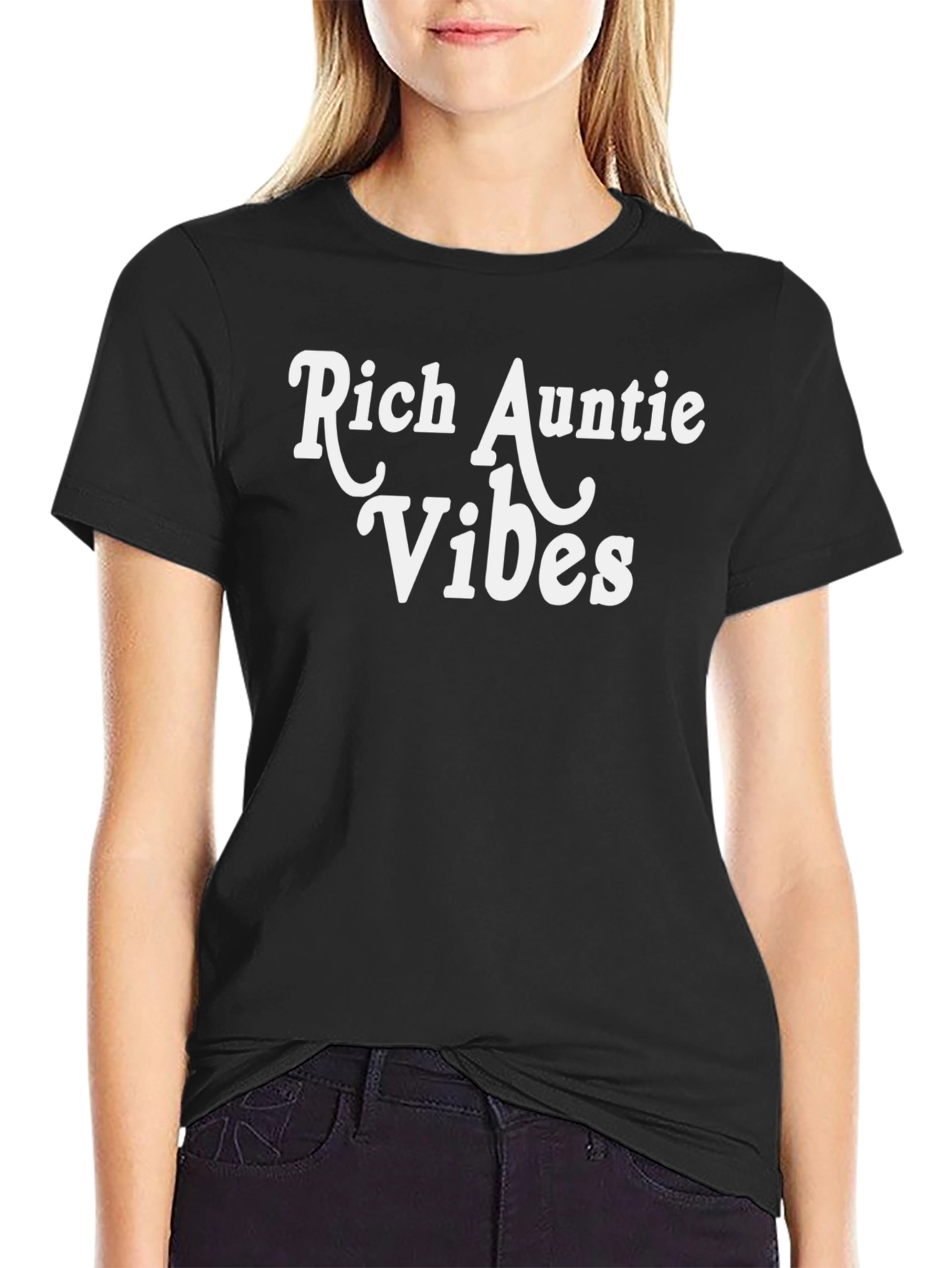 Rich Auntie Vibes Graphic Tee