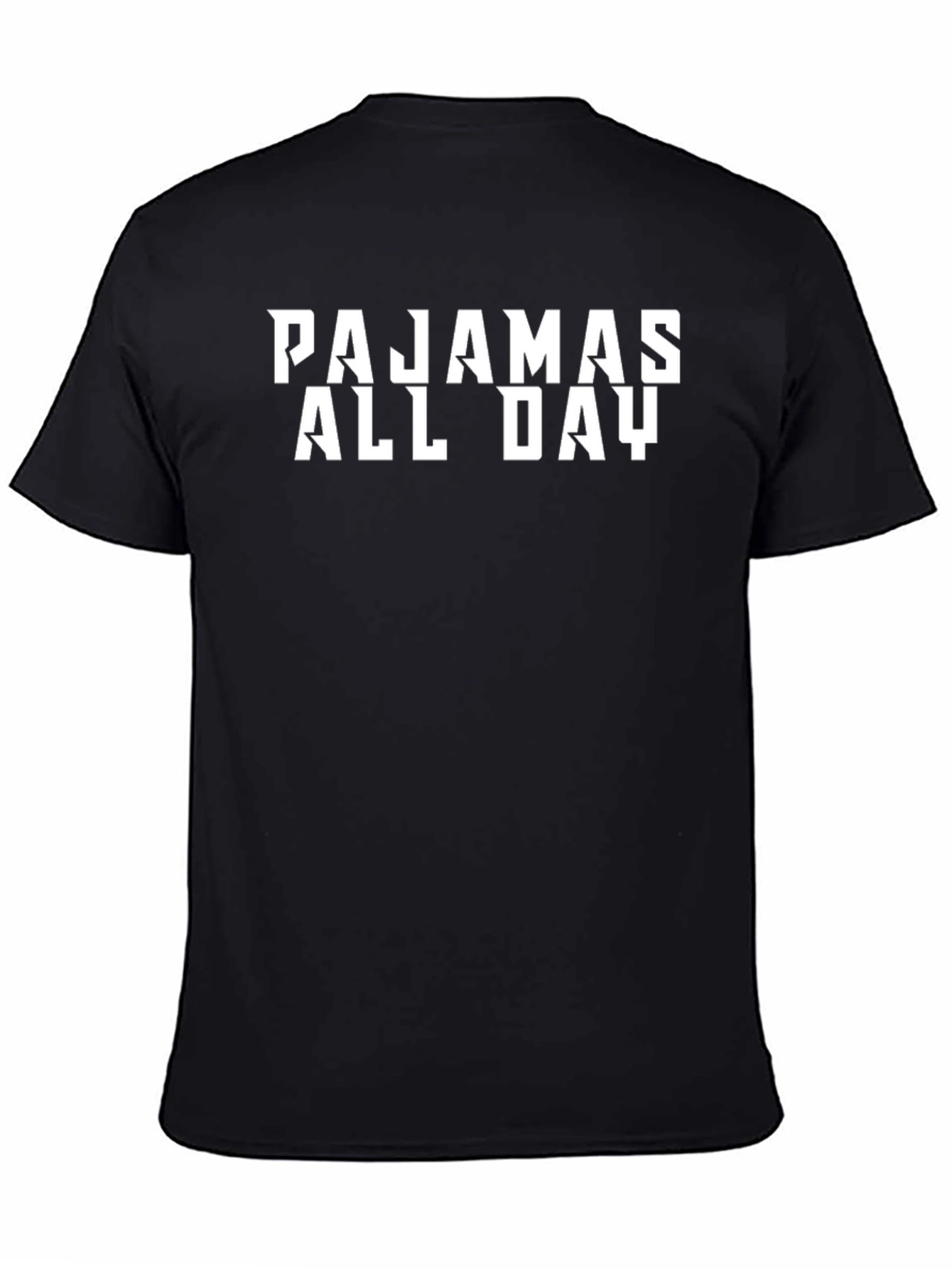 Pajamas All Day Black T-Shirt