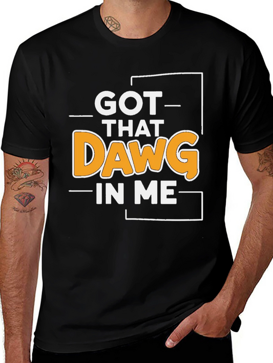 Got That Dawg In Me Black Graphic Tee