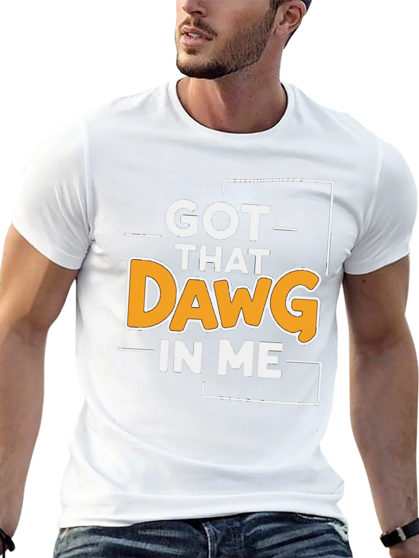 Got That Dawg In Me Black Graphic Tee