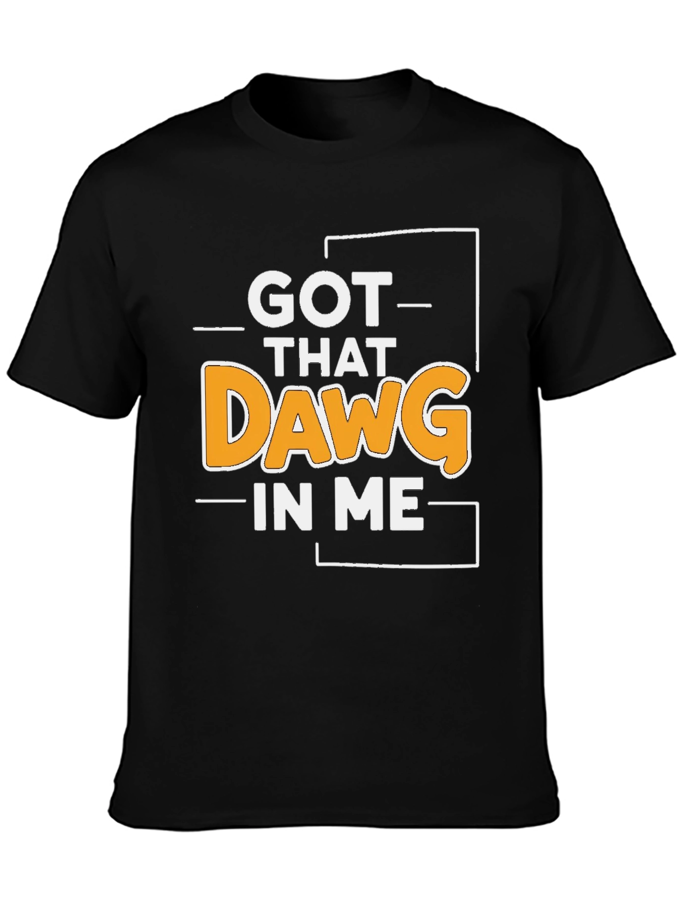 Got That Dawg In Me Black Graphic Tee