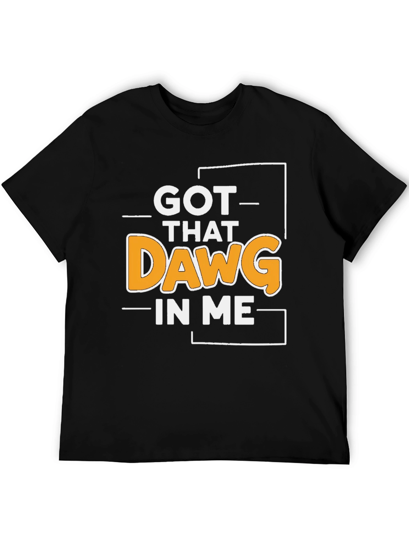 Got That Dawg In Me Black Graphic Tee