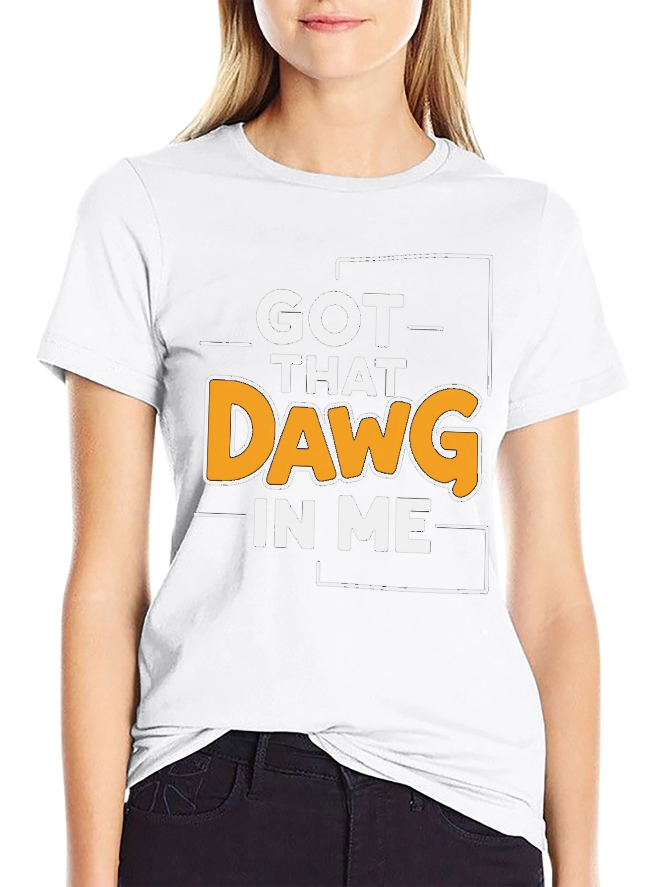 Got That Dawg In Me Black Graphic Tee