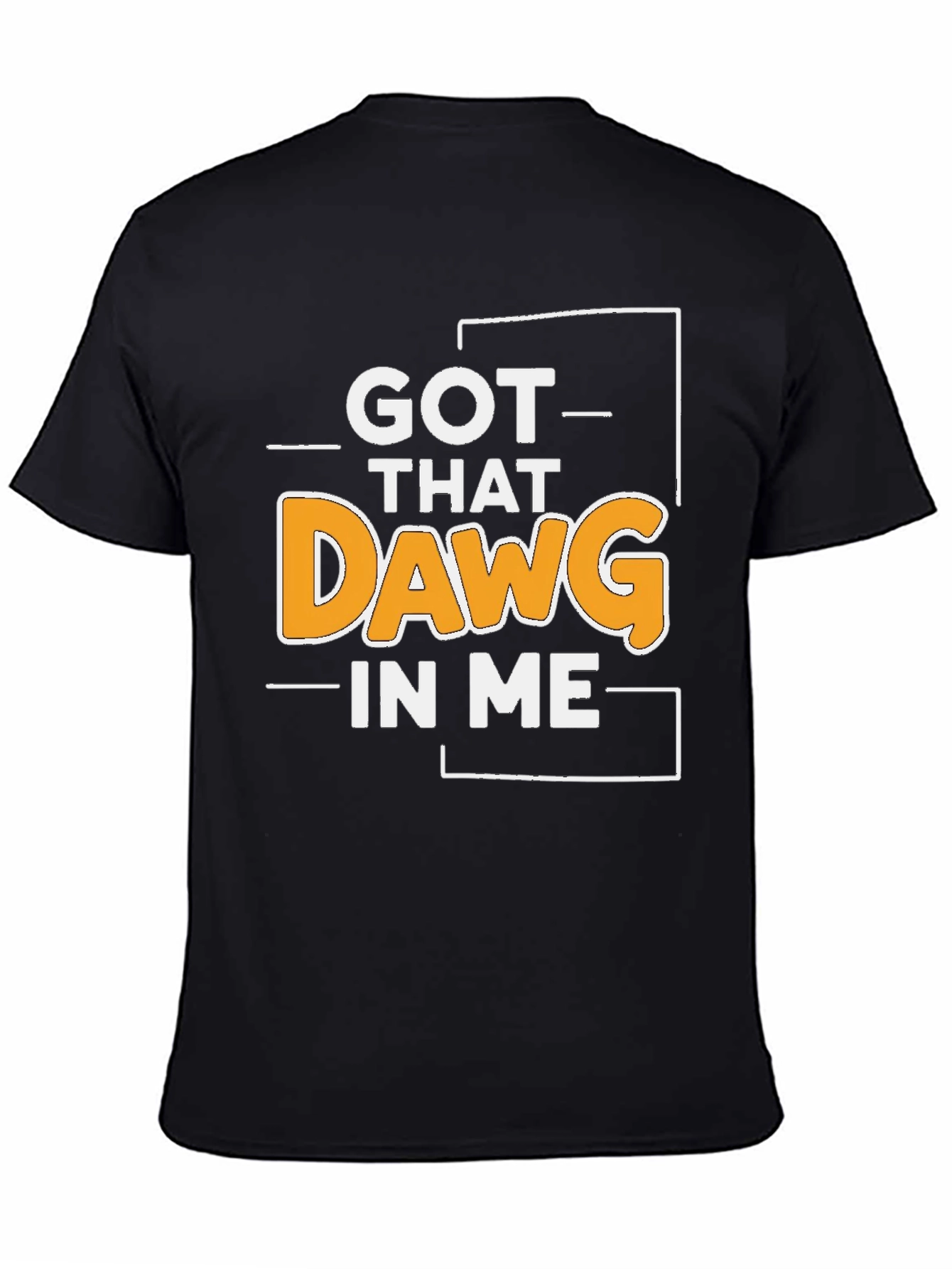 Got That Dawg In Me Black Graphic Tee