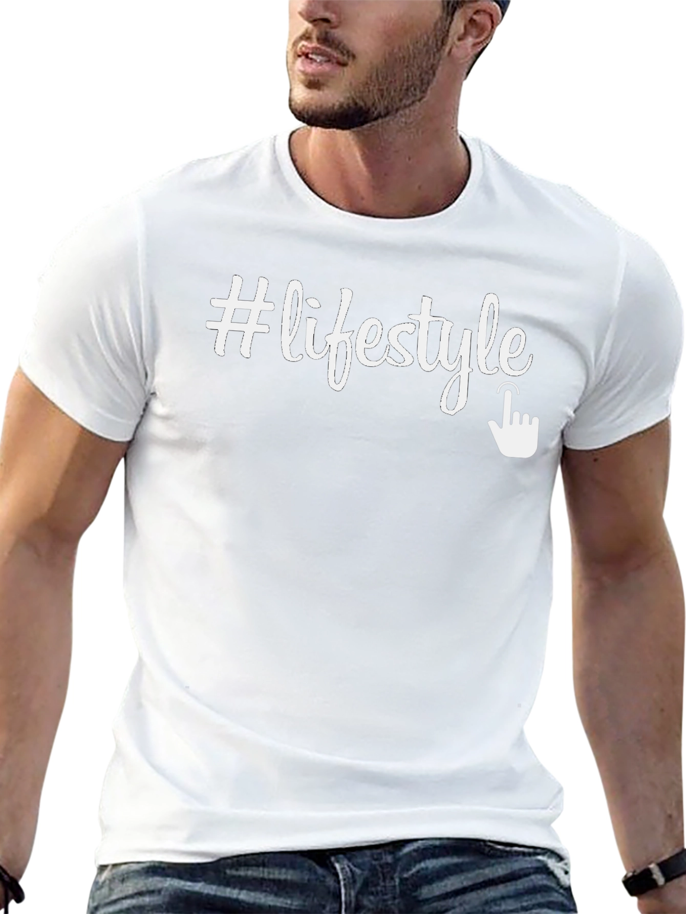 #Lifestyle Graphic Tee - Trendy & Comfortable