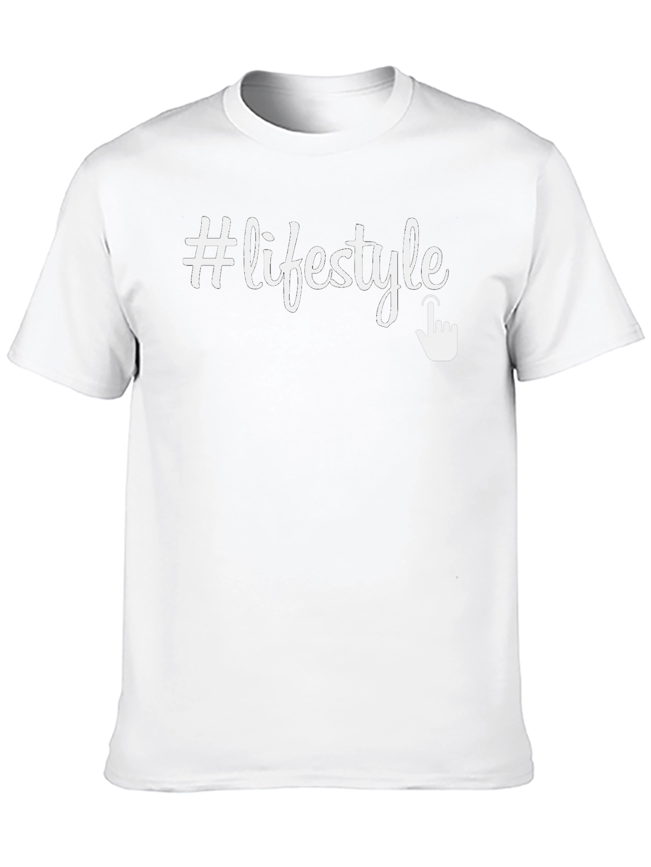 #Lifestyle Graphic Tee - Trendy & Comfortable