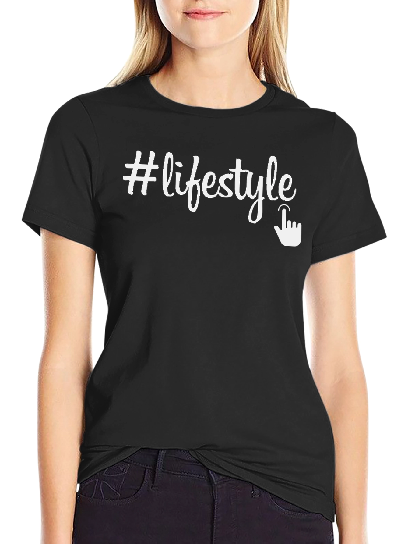 #Lifestyle Graphic Tee - Trendy & Comfortable