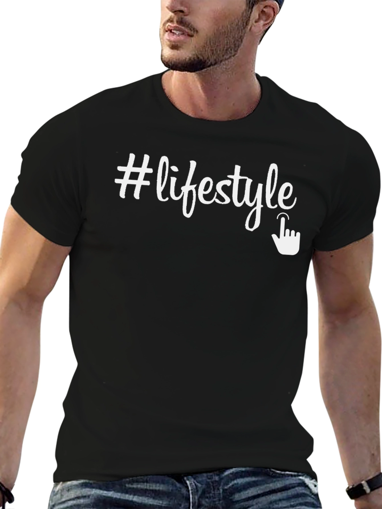 #Lifestyle Graphic Tee - Trendy & Comfortable
