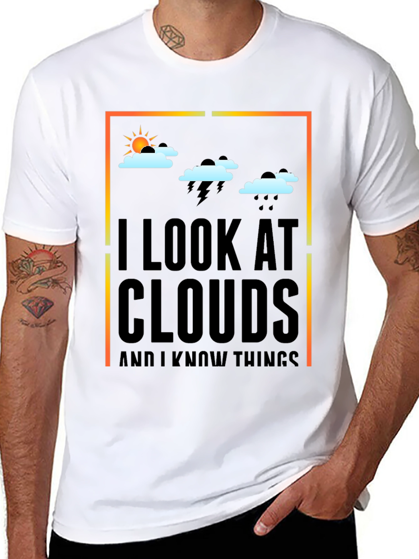 I Look at Clouds T-Shirt