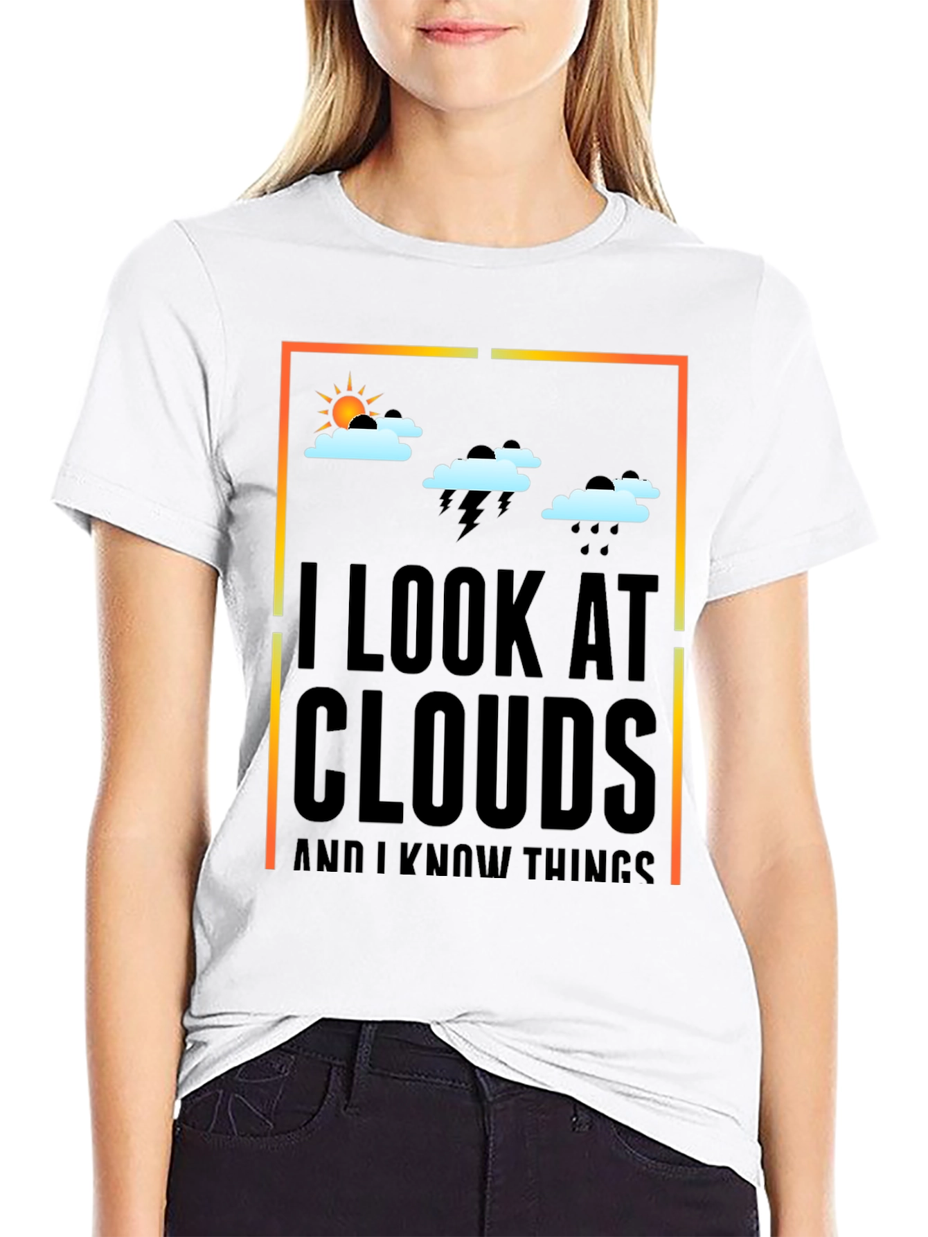 I Look at Clouds T-Shirt
