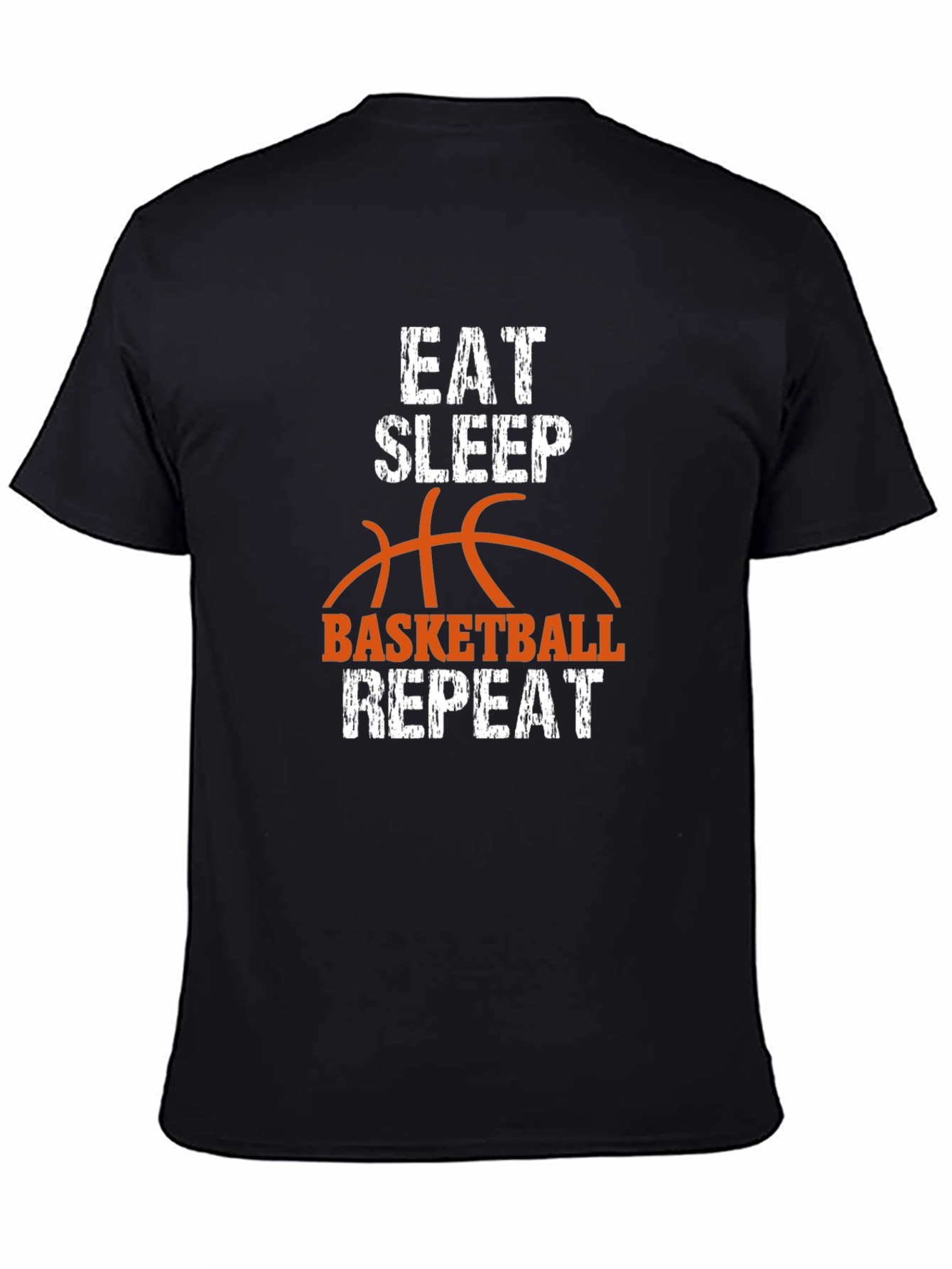 Eat Sleep Basketball Repeat Graphic Tee