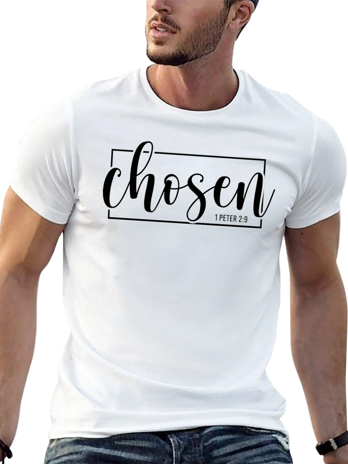 Chosen 1 Peter 2:9 Black T-Shirt