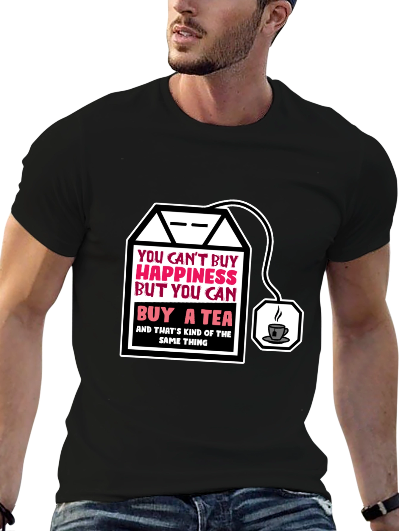 Funny Tea Lovers T-Shirt: Happiness in a Teabag