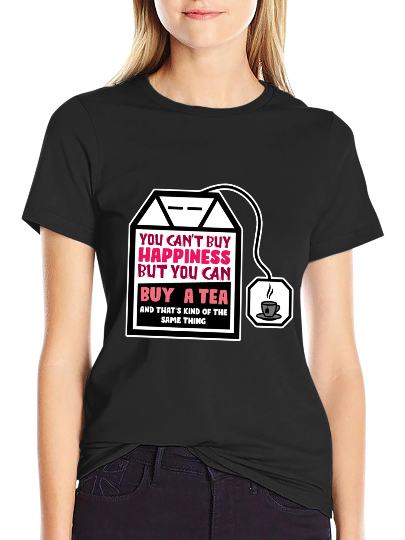 Funny Tea Lovers T-Shirt: Happiness in a Teabag