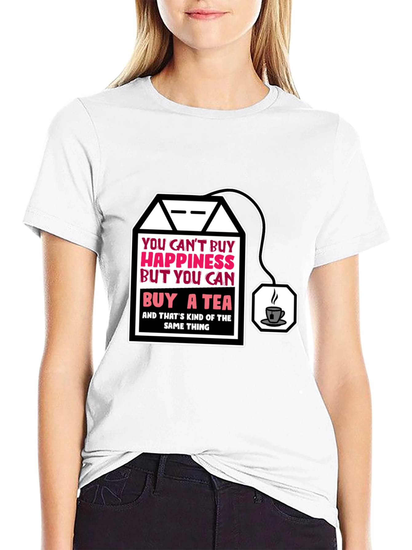 Funny Tea Lovers T-Shirt: Happiness in a Teabag