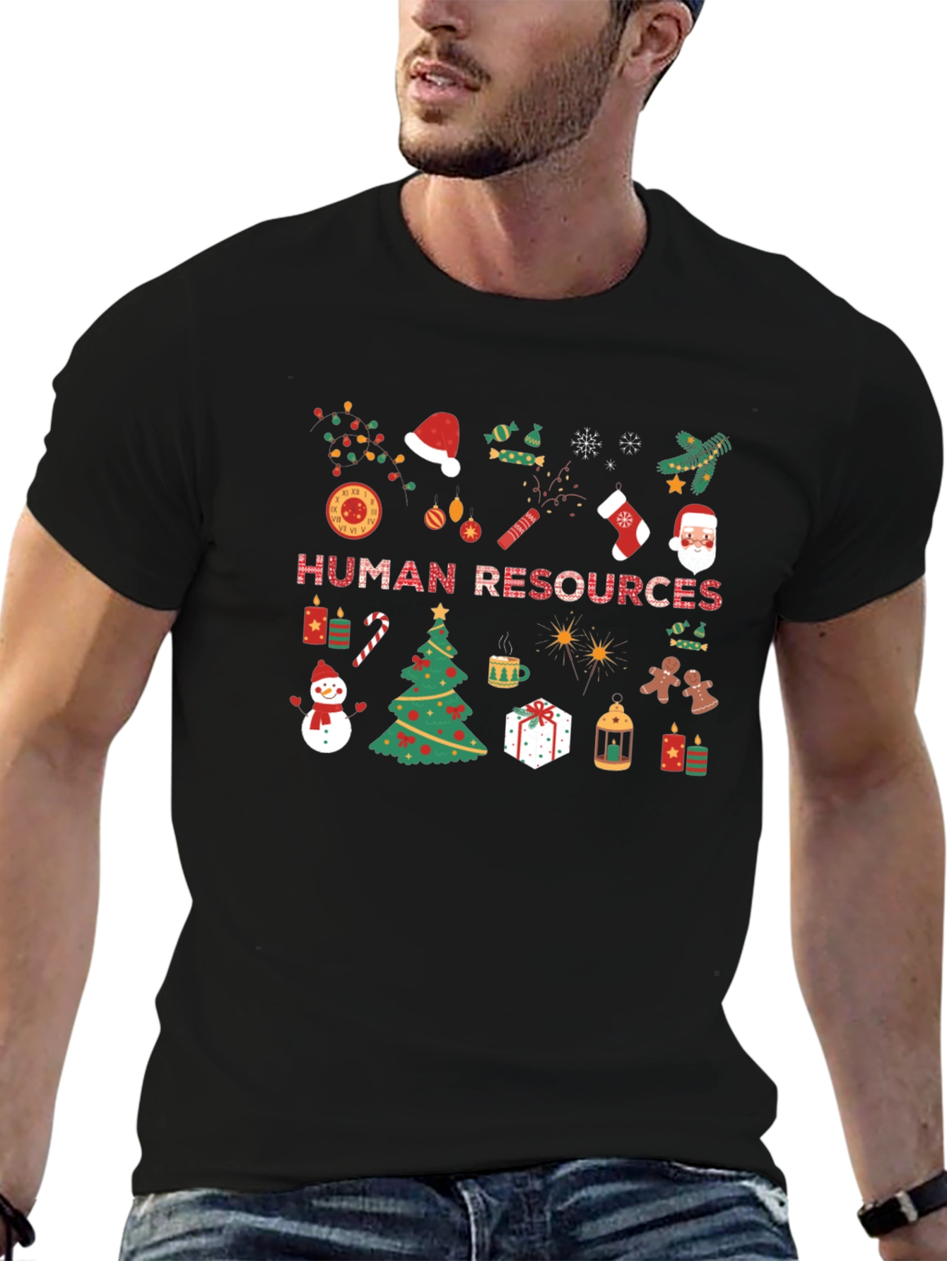 Holiday Human Resources Crew Neck T-Shirt