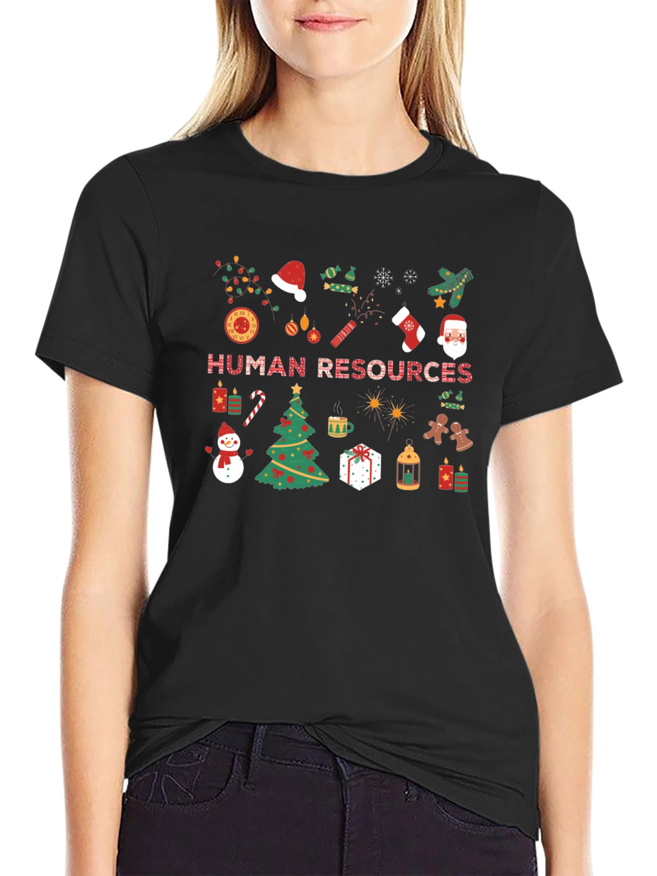 Holiday Human Resources Crew Neck T-Shirt